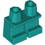 LEGO® los onderdeel Benen Aangepast Donker Turkoois 41879