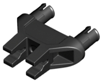 LEGO® los onderdeel Technische Pin in kleur Zwart 19159
