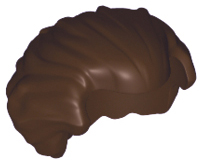 LEGO® los onderdeel Haar in kleur Donker Bruin 21269