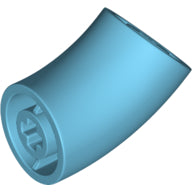 Plaatje in Gallery viewer laden, LEGO® los onderdeel Steen Rond Medium Azuurblauw 65473