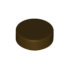 LEGO® los onderdeel Tegel Rond in kleur Donker Bruin 98138