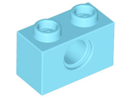 LEGO® los onderdeel Technische Steen Medium Azuurblauw 3700