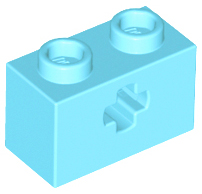 LEGO® los onderdeel Technische Steen Medium Azuurblauw 32064
