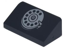 LEGO® los onderdeel Dakpan met Motief Zwart 85984pb290