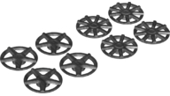 Plaatje in Gallery viewer laden, LEGO® los onderdeel Wiel Accessoire Parel Donkergrijs 72210