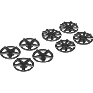 LEGO® los onderdeel Wiel Accessoire Parel Donkergrijs 72210