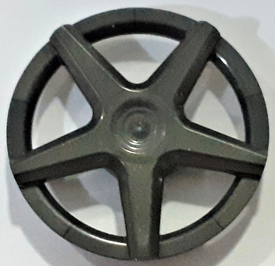 LEGO® los onderdeel Wiel Accessoire Parel Donkergrijs 72210a