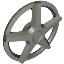 Plaatje in Gallery viewer laden, LEGO® los onderdeel Wiel Accessoire Parel Donkergrijs 72210a