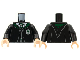 LEGO® los onderdeel Lijf met Motief Zwart 973pb4031c01