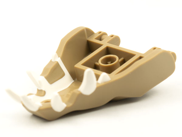 LEGO® Dier Onderdelen met Motief Donker Geelbruin 72224pb03