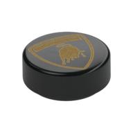 LEGO® los onderdeel Tegel Rond met Motief Zwart 98138pb169