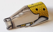 Plaatje in Gallery viewer laden, LEGO® Voorruit met Motief Doorzichtig Zwart 92279pb012