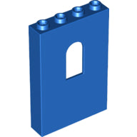 LEGO® los onderdeel Paneel in kleur Blauw 60808