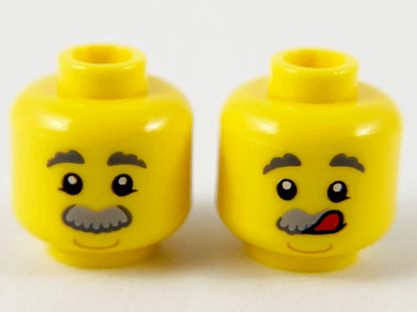LEGO® los onderdeel Hoofd in kleur Geel 3626cpb2740
