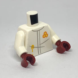 LEGO® los onderdeel Lijf met Motief Wit 973pb4138c01