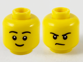 LEGO® los onderdeel Hoofd in kleur Geel 3626cpb2748