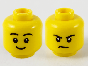 LEGO® los onderdeel Hoofd in kleur Geel 3626cpb2748