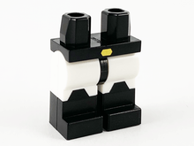 Plaatje in Gallery viewer laden, LEGO® los onderdeel Benen met Motief Zwart 970c01pb54