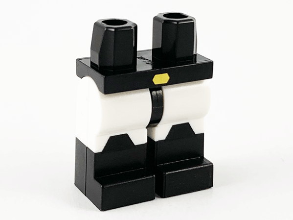 LEGO® los onderdeel Benen met Motief Zwart 970c01pb54
