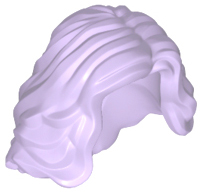 LEGO® los onderdeel Haar in kleur Lavendel 23187