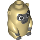 LEGO® los onderdeel Landdier in kleur Geelbruin 69517pb01