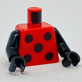 LEGO® los onderdeel Lijf met Motief Rood 973pb4131c01