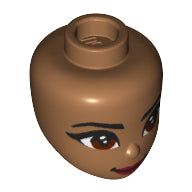 Plaatje in Gallery viewer laden, LEGO® los onderdeel Hoofd in kleur Medium Noga 72403