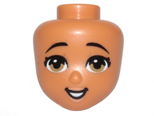 Plaatje in Gallery viewer laden, LEGO® los onderdeel Hoofd in kleur Medium Noga 72419