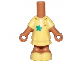 LEGO® onderdeel Micro Doll Body Part Medium Noga 69969pb02