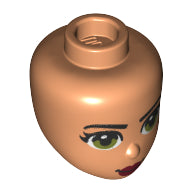 Plaatje in Gallery viewer laden, LEGO® los onderdeel Hoofd in kleur Noga 72437