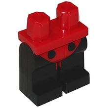 Plaatje in Gallery viewer laden, LEGO® los onderdeel Benen met Motief Rood 970c00pb1158