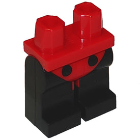 LEGO® los onderdeel Benen met Motief Rood 970c00pb1158