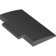 Plaatje in Gallery viewer laden, LEGO® Dakpan Gebogen Donker Blauwachtig Grijs 71771
