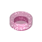 LEGO® Tegel Rond Glitter Doorzichtig Donkerroze 98138