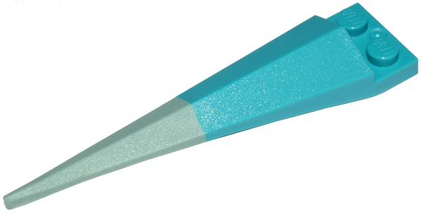 LEGO® onderdeel Plaat Aangepast Donker Turkoois 61406pb06