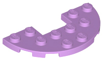 Plaatje in Gallery viewer laden, LEGO® los onderdeel Plaat Rond Medium Lavendel 18646