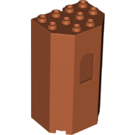 Plaatje in Gallery viewer laden, LEGO® los onderdeel Paneel in kleur Donker Oranje 30246