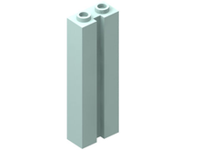 Plaatje in Gallery viewer laden, LEGO® los onderdeel Steen Aangepast Licht Aqua 88393