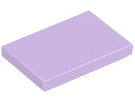 LEGO® los onderdeel Tegel Algemeen in kleur Lavendel 26603