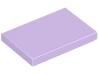 Plaatje in Gallery viewer laden, LEGO® los onderdeel Tegel Algemeen in kleur Lavendel 26603