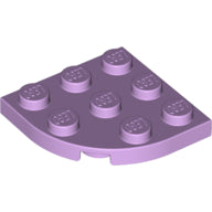 LEGO® los onderdeel Plaat Rond in kleur Lavendel 30357