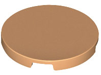 LEGO® los onderdeel Tegel Rond in kleur Medium Noga 67095