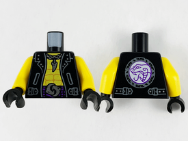 LEGO® los onderdeel Lijf met Motief Zwart 973pb4153c01