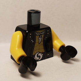 LEGO® los onderdeel Lijf met Motief Zwart 973pb4153c01