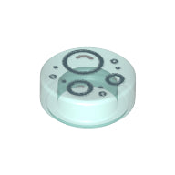 LEGO® Tegel Rond met Motief 98138pb203