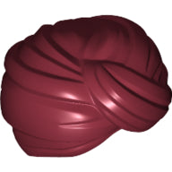 LEGO® los onderdeel Hoofddeksels in kleur Donkerrood 18822