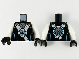 LEGO® los onderdeel Lijf met Motief Zwart 973pb4154c01