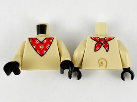 LEGO® los onderdeel Lijf met Motief Geelbruin 973pb4136c01