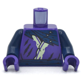 LEGO® los onderdeel Lijf met Motief Donkerpaars 973pb4147c01