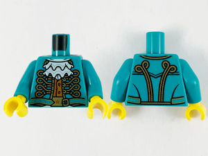 LEGO® onderdeel Lijf met Motief Donker Turkoois 973pb4151c01